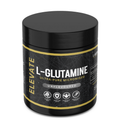 Elevate L-Glutamine 100% Ultra Micronised powder in a 500g container, supplement for muscle recovery and immune support