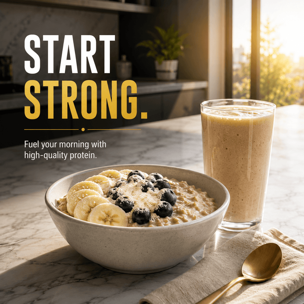 Elevate Whey Protein vanilla ice cream flavor in a 1kg container, high protein formula from ElevateSupplementsNI.