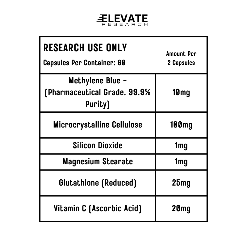 METHYLENE BLUE (30 CAPSULES)