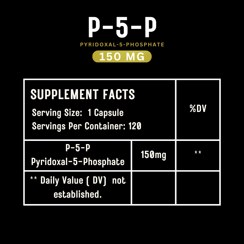 Elevate P-5-P active vitamin B6 supplement bottle with label showing supplement details and branding.